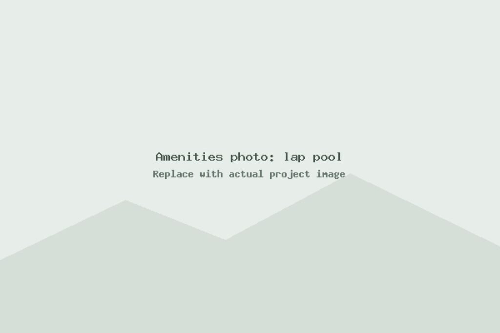 Lap pool at Aakruthi Svanta