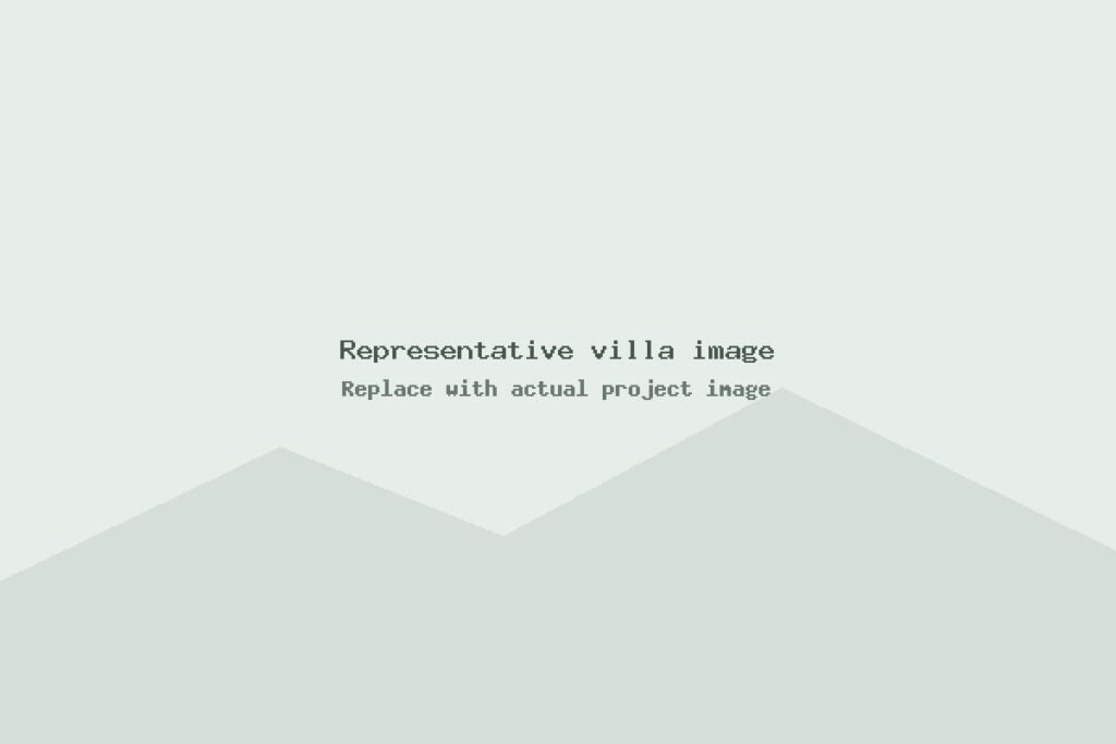 Representative independent villa built on a villa plot at Aakruthi Svanta